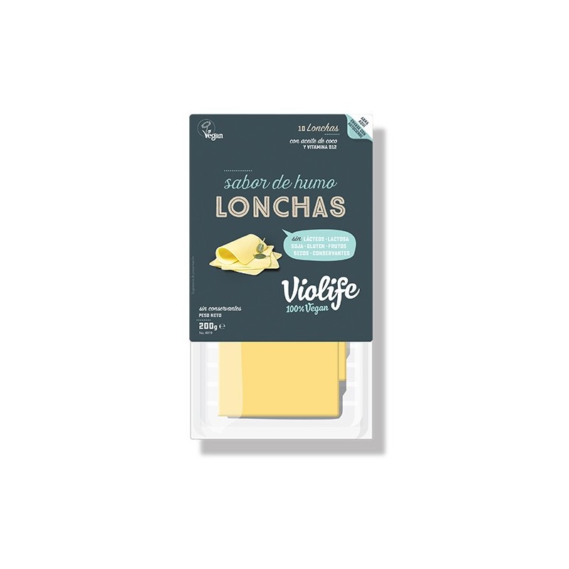 REFRIG QUESO VIOLIFE AHUMADO LONCHAS 200 GR.