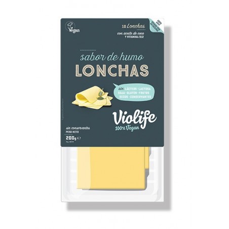 REFRIG QUESO VIOLIFE AHUMADO LONCHAS 200 GR.