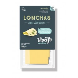 REFRIG QUESO VIOLIFE CON HIERBAS LONCHAS 200 GR.