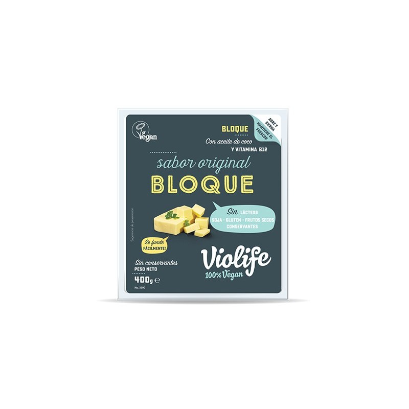 REFRIG QUESO VIOLIFE BLOQUE ORIGINAL 400 GR.
