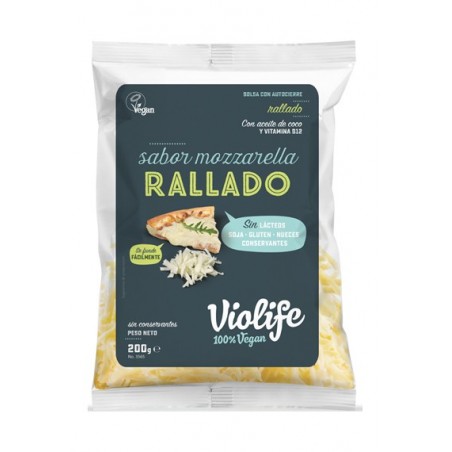 REFRIG QUESO VIOLIFE RALLADO MOZZARELLA 200 GR.