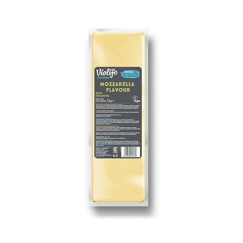 REFRIG QUESO VEGANO BLOQUE SABOR MOZZARELLA VIOLIFE 1 Kg