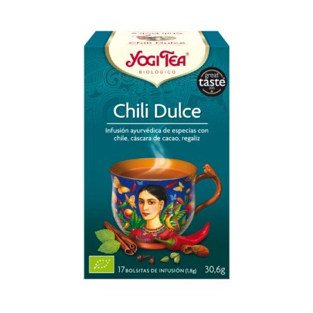 YOGI TEA CHILI DULCE BIO 17 BOLSITAS
