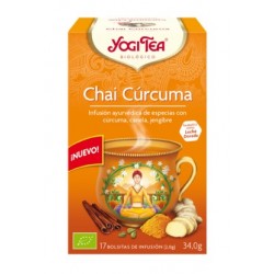 YOGI TEA CHAI CURCUMA BIO 17 BOLSITAS