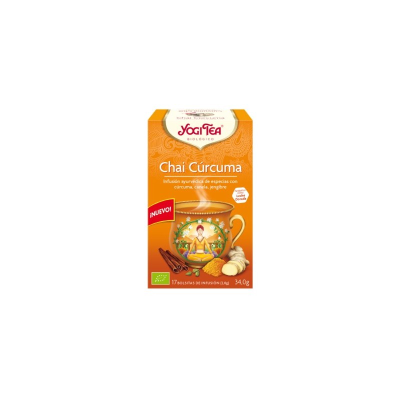 YOGI TEA CHAI CURCUMA BIO 17 BOLSITAS