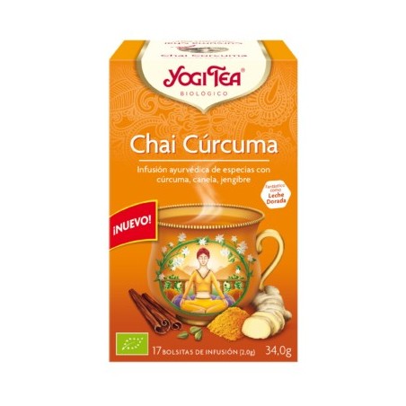 YOGI TEA CHAI CURCUMA BIO 17 BOLSITAS