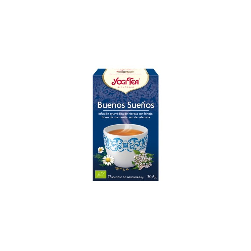 YOGI TEA BUENOS SUEÑOS BIO 17 BOLSITAS
