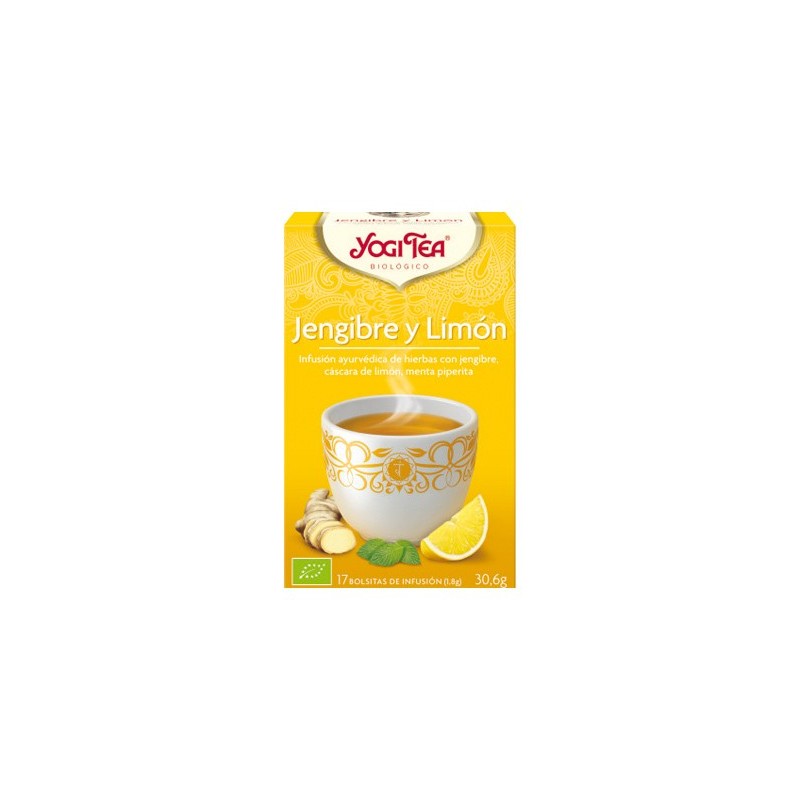 YOGI TEA JENGIBRE LIMON BIO 17 BOLSITAS