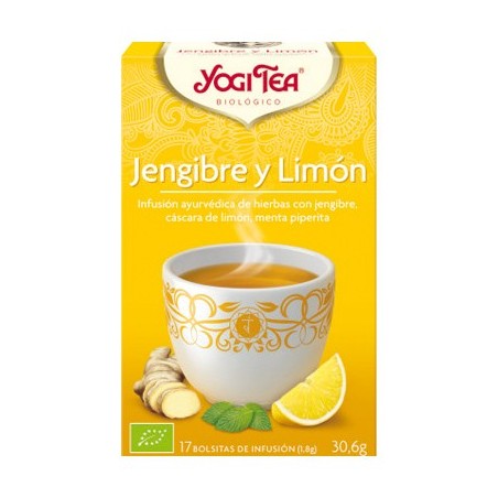 YOGI TEA JENGIBRE LIMON BIO 17 BOLSITAS