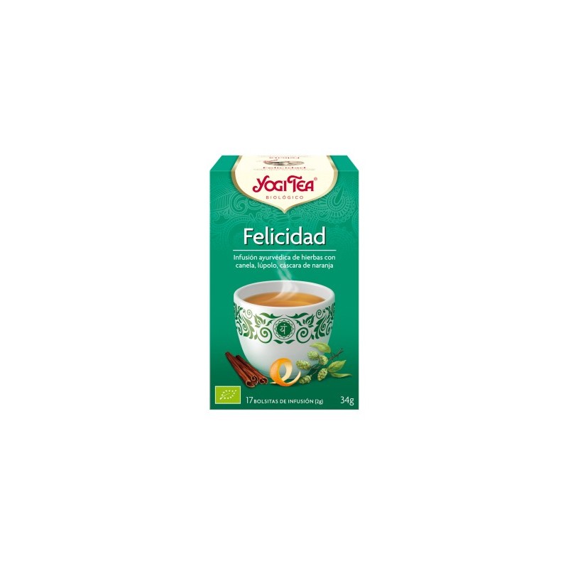 YOGI TEA FELICIDAD BIO 17 BOLSITAS