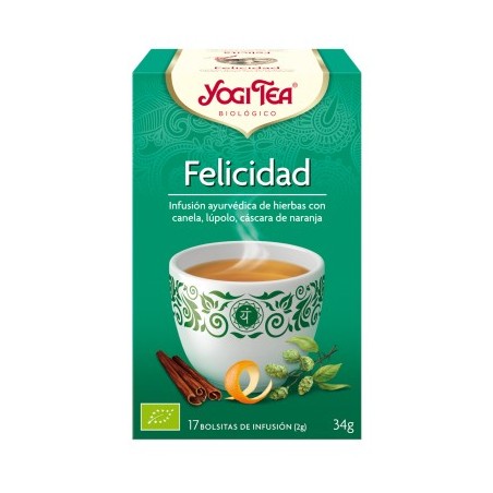 YOGI TEA FELICIDAD BIO 17 BOLSITAS