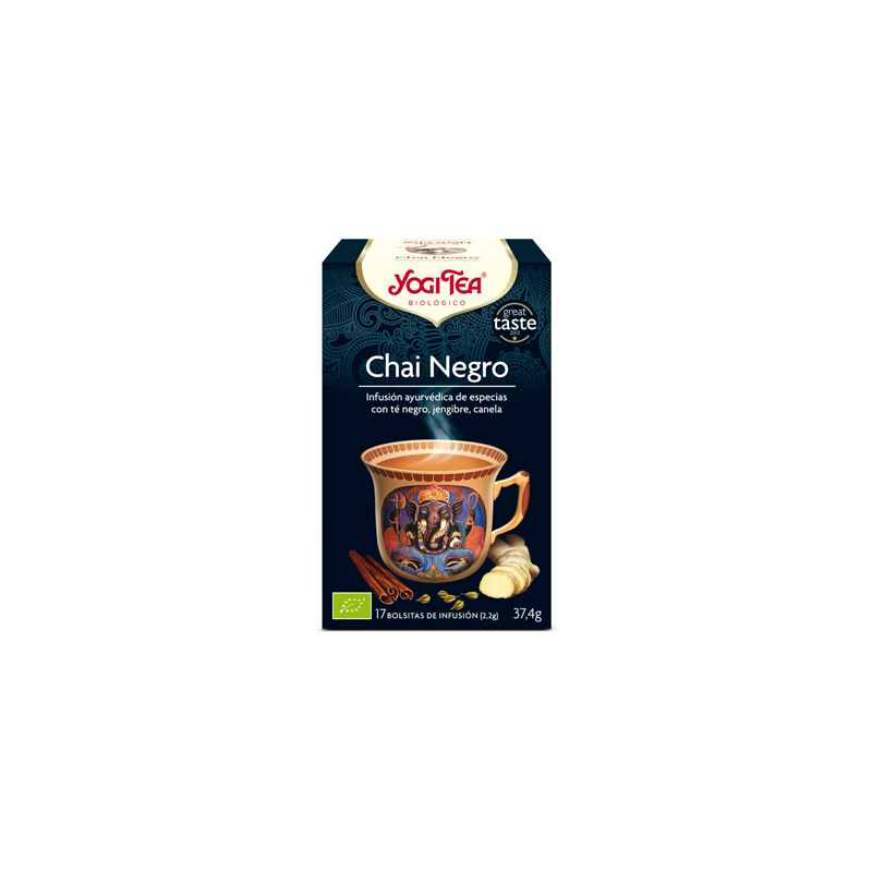 YOGI TEA CHAI NEGRO BIO 17 BOLSITAS