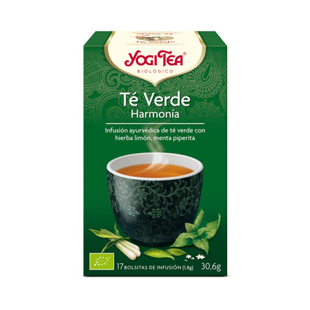 YOGI TEA TE VERDE HARMONIA  BIO 17 BOLSITAS