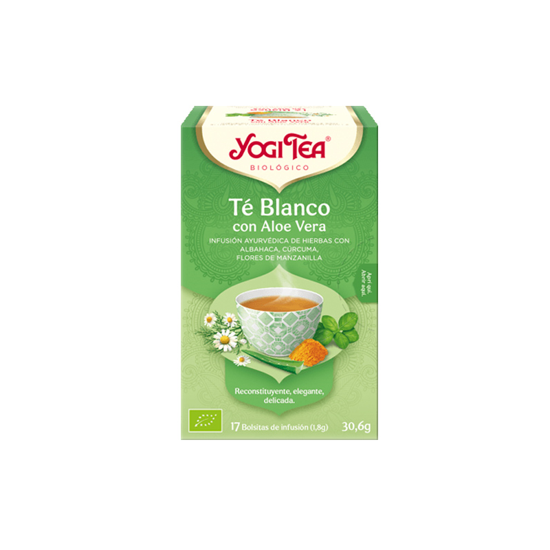 YOGI TEA BLANCO ALOE VERA  BIO 17 BOLSITAS