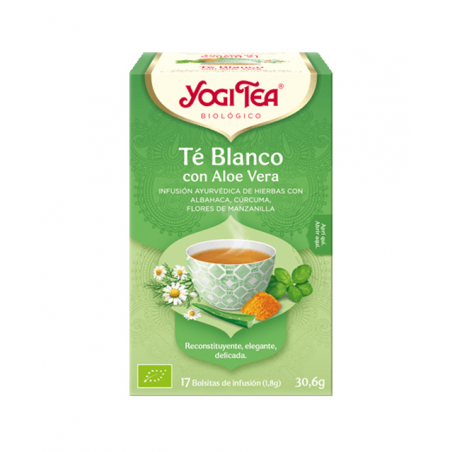YOGI TEA BLANCO ALOE VERA  BIO 17 BOLSITAS