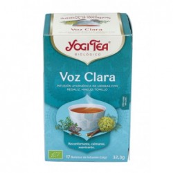 YOGI TEA VOZ CLARA (GARGANTA)  BIO 17 BOLSITAS