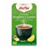 YOGI TEA TEA VERDE JENGIBRE Y LIMON  BIO 17 BOLSITAS