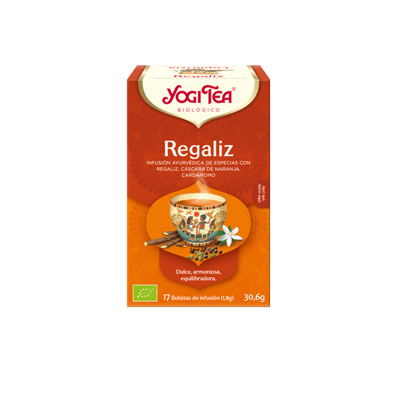 YOGI TEA REGALIZ BIO 17 BOLSITAS