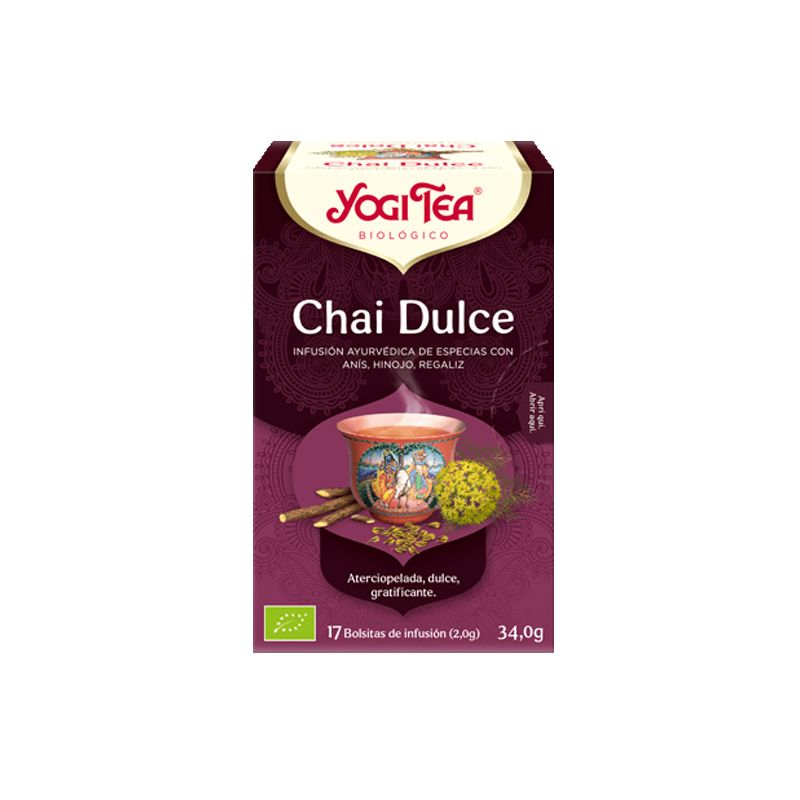 YOGI TEA CHAI DULCE BIO 17 BOLS