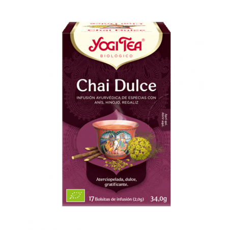 YOGI TEA CHAI DULCE BIO 17 BOLS