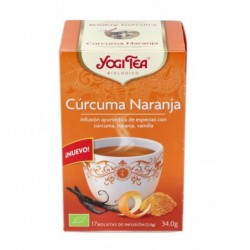 YOGI TEA CURCUMA Y NARANJA BIO 17 BOLS