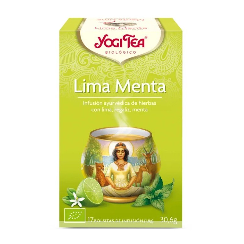 YOGI TEA MENTA LIMA BIO 17 BOLS