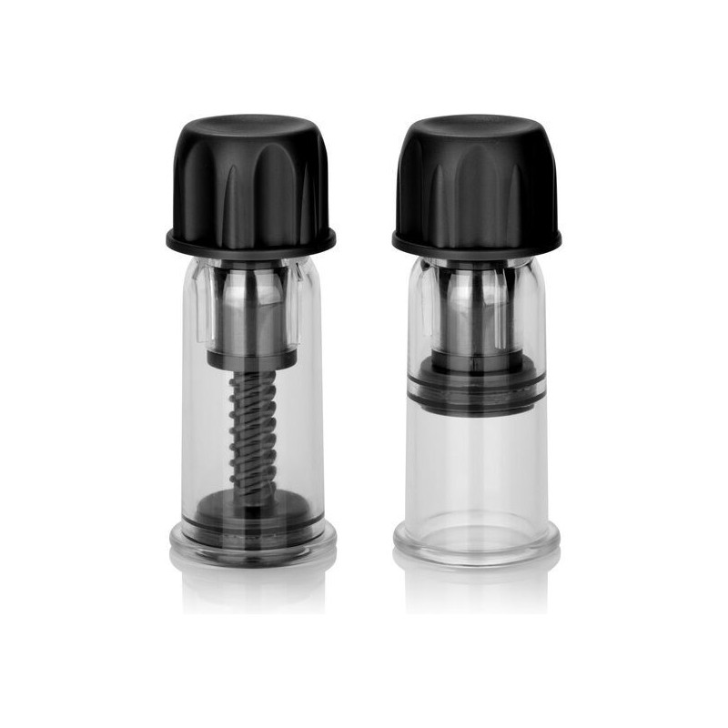CALEXOTICS - VACCUM TWIST ONDAS ESTIMULADORASES PEZONES NEGRO