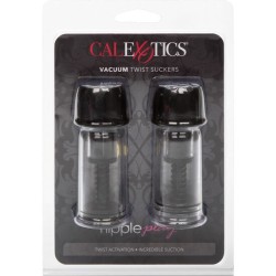 CALEXOTICS - VACCUM TWIST ONDAS ESTIMULADORASES PEZONES NEGRO