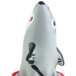 CONDOMERIE - PRESERVATIVO DECORATIVO PINTADO A MANO TIBURÓN MODELO 1