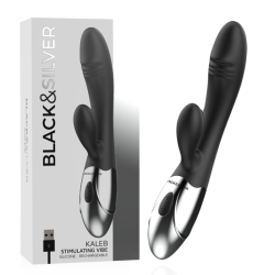 BLACKandSILVER - KALEB VIBRADOR RABBIT SILICON MILTI FUNCION