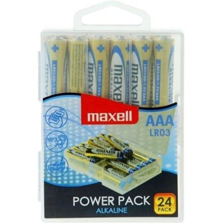 MAXELL - PILA ALCALINA AAA LR03 PACK24 PILAS