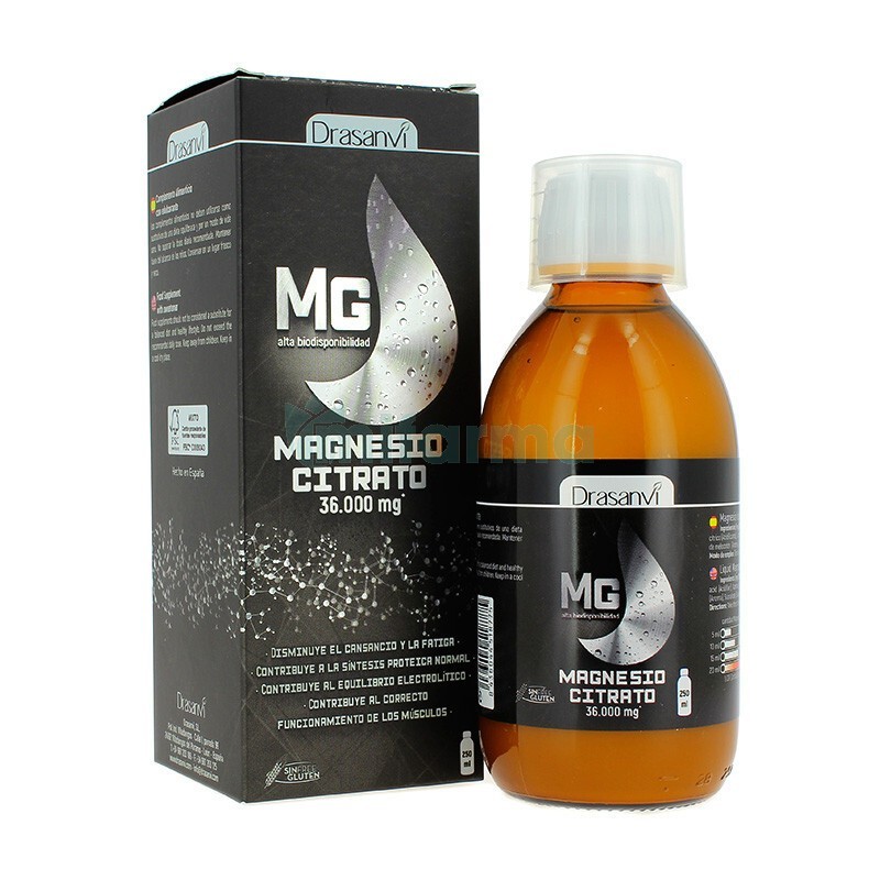 MAGNESIO  LIQUIDO (CITRATO) 250 ML DRASANVI