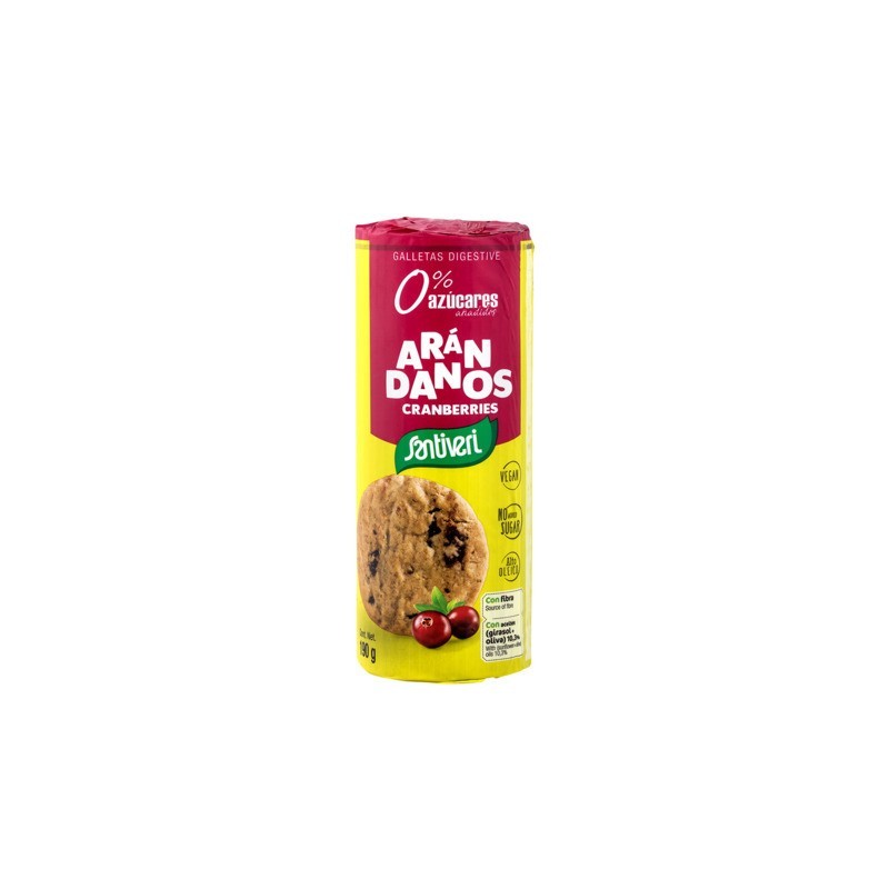 GALLETAS DIGESTIVE ARANDANOS 190 gr