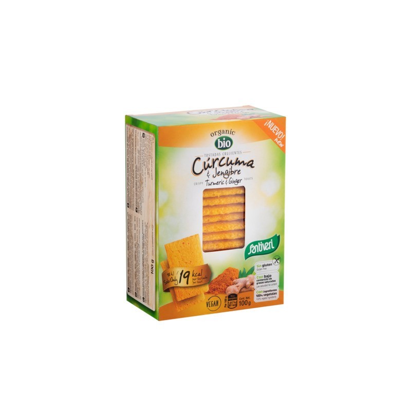 TOSTADAS LIGERA CURCUMA/JENGIBR.BIO-N 100 g