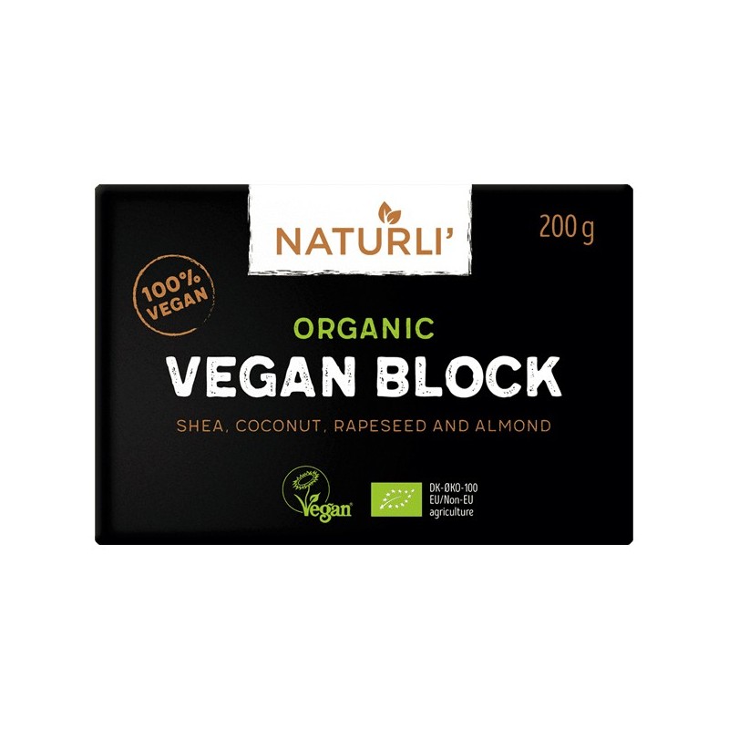 REFRIG NATURLI BLOCK MANTEQUILLA VEGAN BIO 200 gr