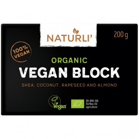 REFRIG NATURLI BLOCK MANTEQUILLA VEGAN BIO 200 gr