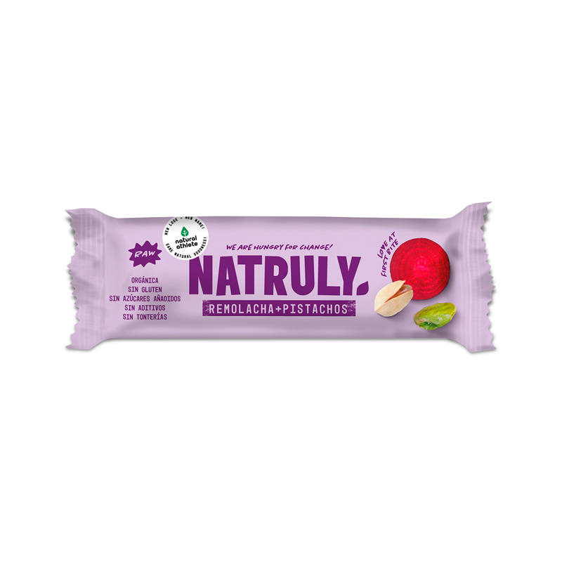 BARRITA ENERGETICA DE REMOLACHA Y PISTACHOS BIO