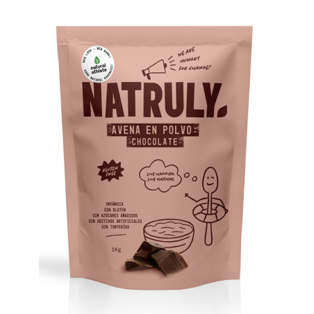 NATURAL AVENA EN POLVO CHOCOLATE  BIO 1 KG