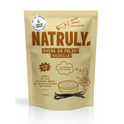 NATURAL AVENA EN POLVO VAINILLA  BIO 500 G