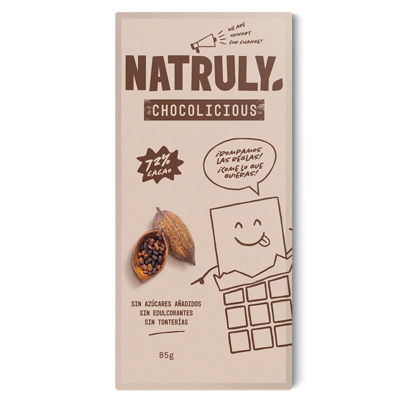 CHOCOLATE NEGRO 85 G