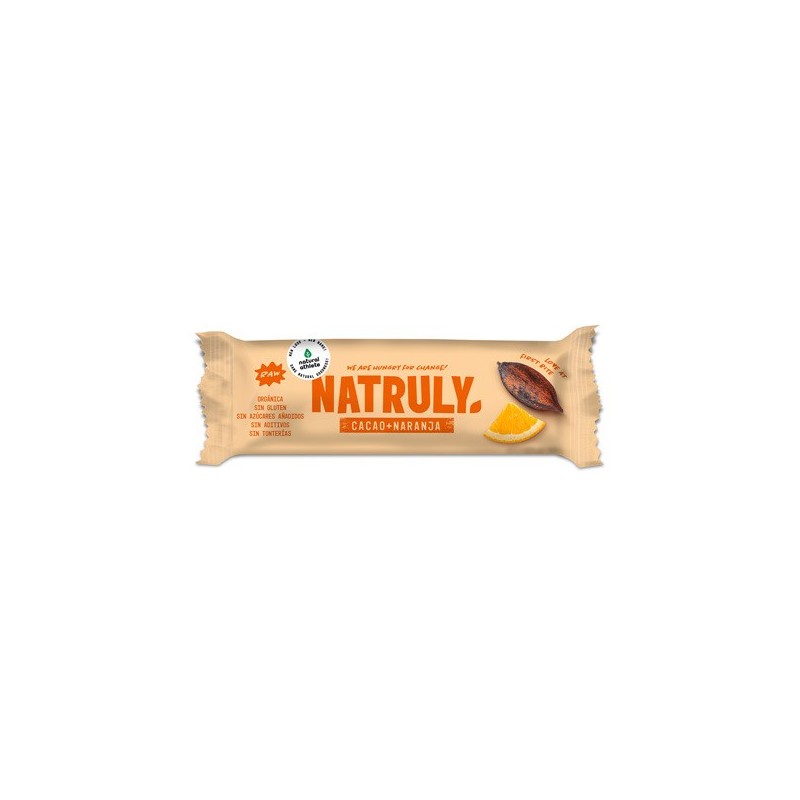 BARRITA RAW BIO CACAO Y NARANJA 40 GR