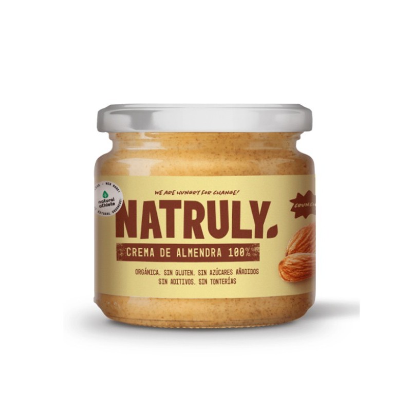 CREMA BIO DE ALMENDRA CRUNCHY 100% 300 g