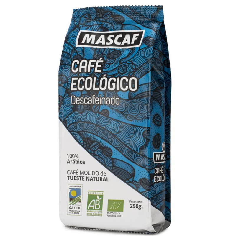 BIO CAFÉ DESCAFEINADO MOLIDO 250 g