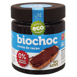 BIOCHOC CREMA DE CACAO  BIO 0% AZUCAR AÑADIDO 200GR