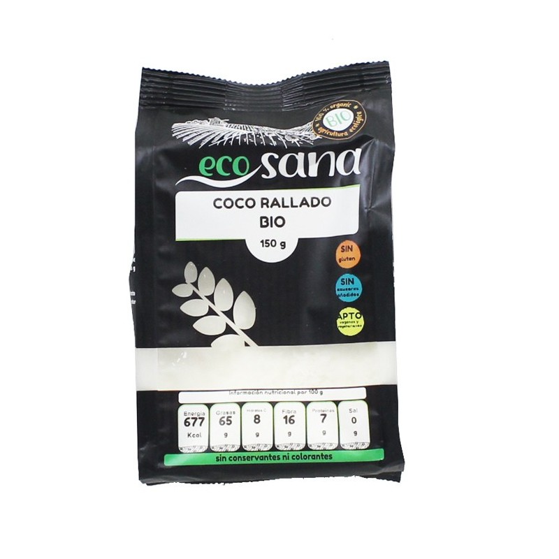COCO RALLADO FINO BIO 150GR ECOSANA