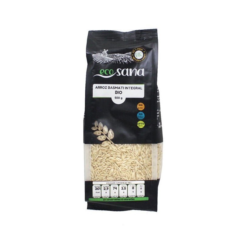 ARROZ BASMATI INTEG BIO 500GR ECOSANA