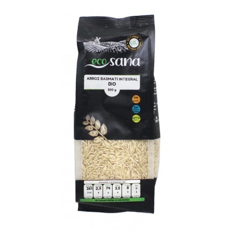 ARROZ BASMATI INTEG BIO 500GR ECOSANA