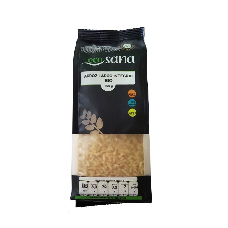 ARROZ LARGO INTEGRAL BIO 500 GR ECOSANA