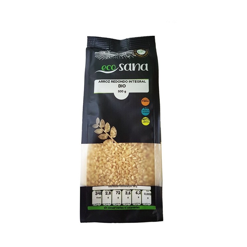 ARROZ REDONDO INTEGRAL BIO 500GR ECOSANA
