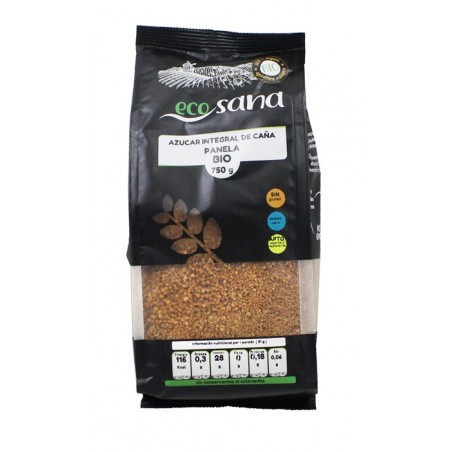 AZUCAR CAÑA INTEGRAL PANELA BIO 750GR ECOSANA